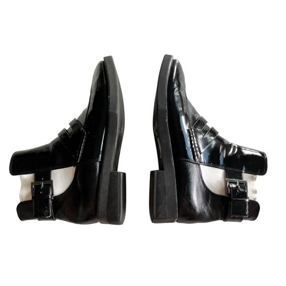 FR x FP Free People Vegan Patent Leather Boots - Picture 4 of 11